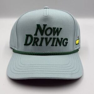 2026 Masters Now Driving Hat American Needle Snapback Augusta Rope Cap